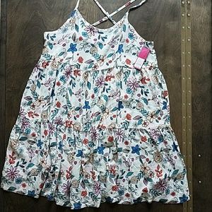 Babydoll tiered panel dress